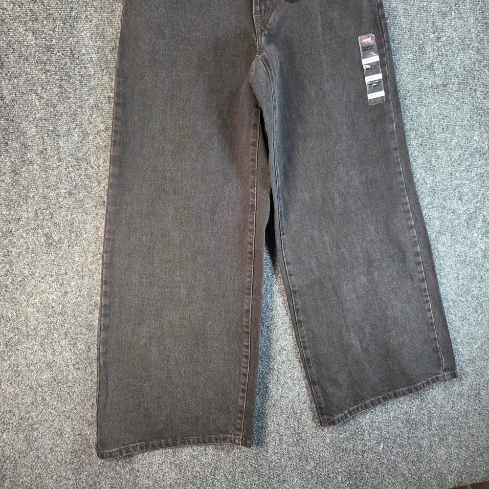 Levi's 94 Baggy Jeans Women's 28x31 Black Wide Leg High Rise 100% Cotton NWT - Picture 5 of 13